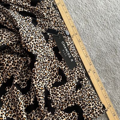NWT Leggings Leopard Print with Bats Nylon Spandex Halloween Plus Size 3X