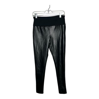 Assets by Spanx Leggings Womens Large All Over Faux Leather Casual