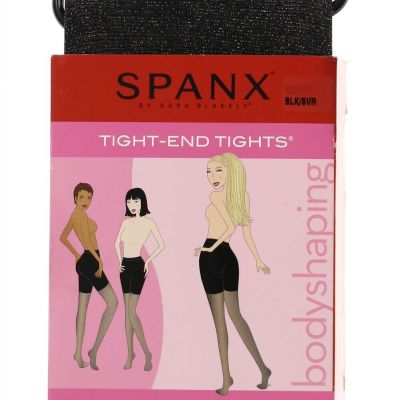 SPANX 132572 Tight-end Tights Patterned - Metallic Luxe Sz A