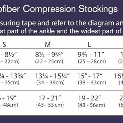 Dr. Comfort Unisex Microfiber Medical Knee-High 20-30mmHg (Black) Large