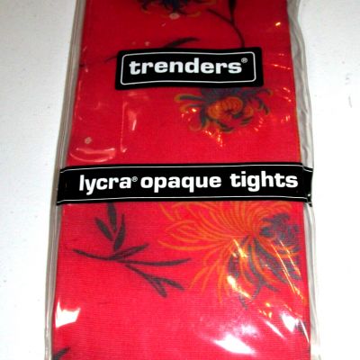 NEW Womens Trenders Opaque Tights One Size 5'0