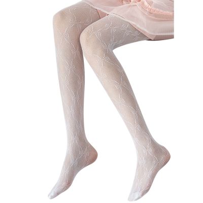 Women Sexy Hollow Out Slim Carved Lace Pantyhose Fishnet Kawaii Tights Stockings