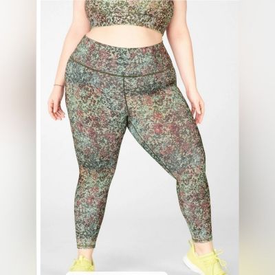 Fabletics Define PowerHold® High-Waisted 7/8 Legging in Earthen Size 3X