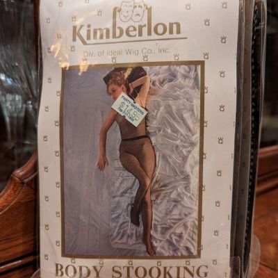 Kimberlon All Nylon Fishnet Body Stocking In Black  One Size Fits   60perc Off Sale