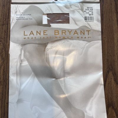 1 Pair Lane Bryant Body Shaper Leg Hosiery Pantyhose New Size A/B Beige