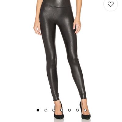 Spanx Size S Faux Leather Leggings for Women - Black