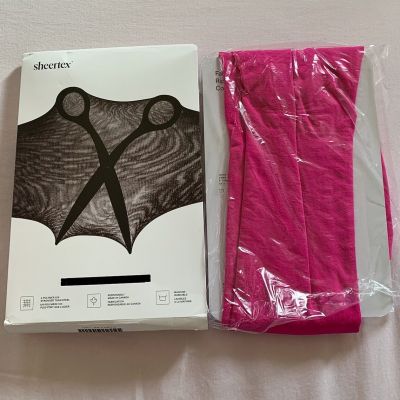 Sheertex Barbie semi-opaque rip-resistant tights, XL, NEW, pink