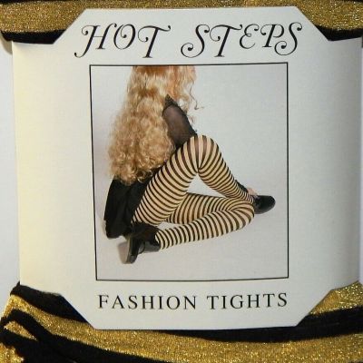Pack of 3 Hot Steps Fashion women Golden/Black Color Tights
