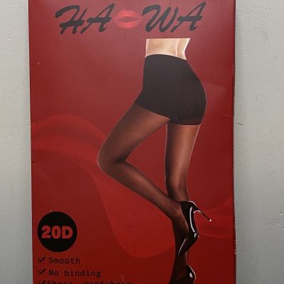 Smooth 20D WOMENS SHEER BLACK TIGHTS 3 Pack Small