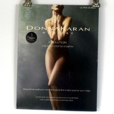 Donna Karan Womens Evolution Ultra Sheer Pantyhose Black Choose Size New DOC320