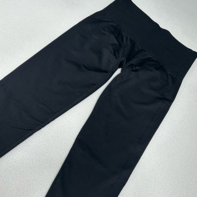 Spanx Womens Size 1X Assets Shaping Leggings Seamless Black 20339