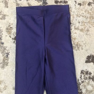 american apparel leggings Navy Blue Size Xs NEW Shiny Retro Leggings High Waist