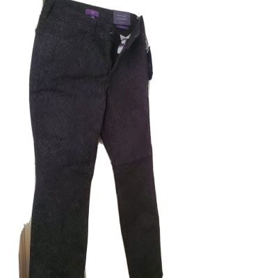 NYDJ Black Leggings With Some Grey Brand New With Tags 2 Petite