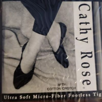 Cathy Rose Brand ~ MIicrofiber ~ Brown ~ Footless Tights ~ One Size