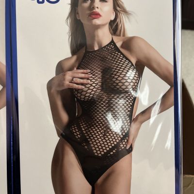 TOUCH UPS Fishnet Body Stocking One Size Black #TBS005 Lingerie Sexy New