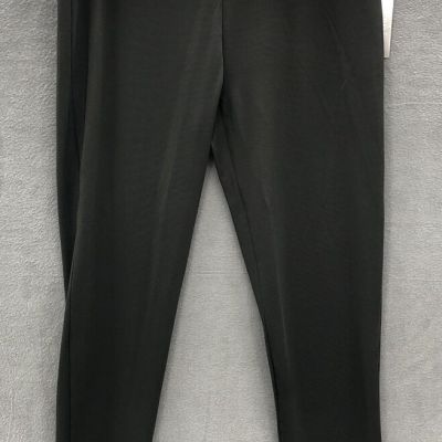 Swank A Posh Legging Size Large Charcoal Athletic Easy Fit Workout Yoga