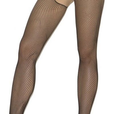 sexy ELEGANT MOMENTS fishnet SUSPENDER open CENTER stockings PANTYHOSE tights