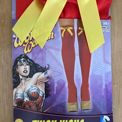 Wonder Woman Thigh High Nylons Stockings Halloween Costume