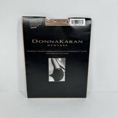 Donna Karan New York Minibody Toners Hosiery Dk Nude Style 252 Vtg Sealed Medium
