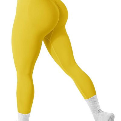 Women's Scrunch Butt Lifting Leggings Seamless Tie Dye Workout Leggings Gym High