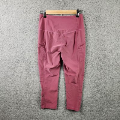 EDDIE BAUER Women's Capri Workout Pants, Size S in Dusty Pink