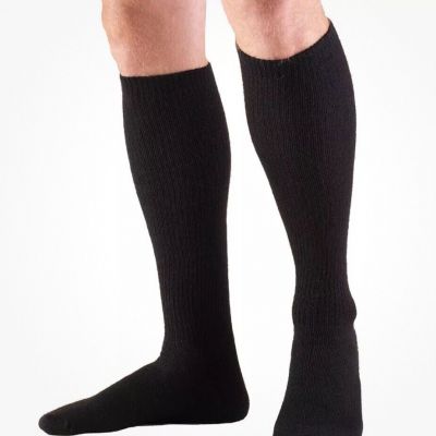Lot Of 3 Truform Over Calf Knee High Socks: 8-15 mmHg XL BLACK (1913BL-XL) NEW