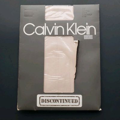 Vintage 1985 Calvin Klein Silhouette Pantyhose Ash Rose Size C Discontinued New