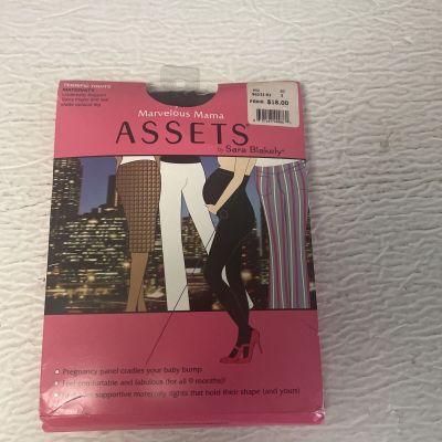 Assets By Sara Blakely Marvelous Mama Maternity Terrific Tights Size 3 Black