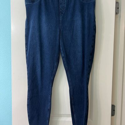 Spanx Jean-ish Ankle Leggings Twilight Rinse Size 2X