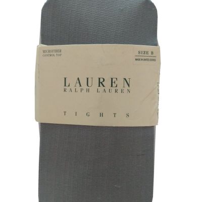 Lauren by Ralph Lauren Tights Gray Control Top Size B Microfiber
