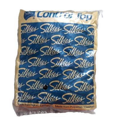 Vintage Silkies Control Top 722 Nylon Pantyhose Medium Beige Honey Support Legs