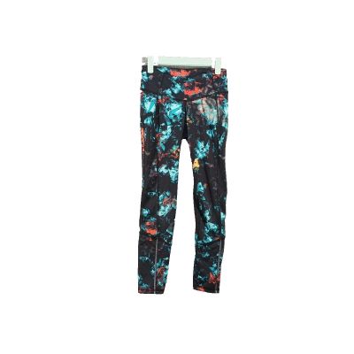 OLD NAVY ACTIVE Leggings Workout XS(0-2) Yoga Low Rise Multicolor W/ Pocket