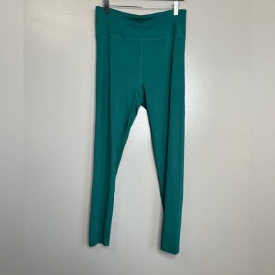 Girlfriend collective dark green high waisted leggings size xxl activewear gym