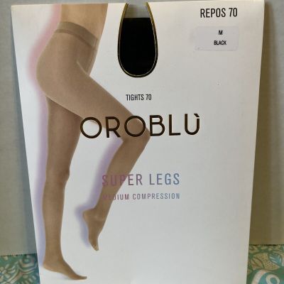 Oroblu Super Legs medium compression repos 70 size medium tights black