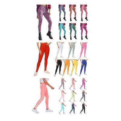 2-Pack: Women's Ultra-Soft Yoga Workout Leggings Women's Stretchable Yoga Pants