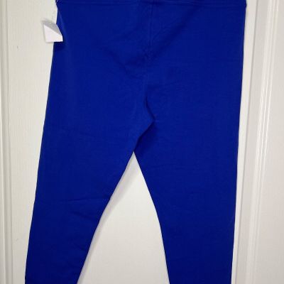 J Crew Everyday Leggings Cropped Size Xl Blue Style AJ702 Cotton Blend