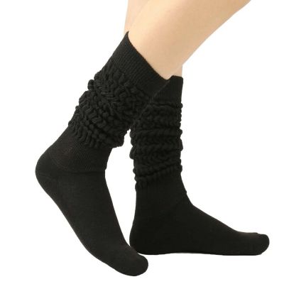 Winter Women Girls Extra Long Slouch Boot Socks Knee High Slouch Socks Soft USA