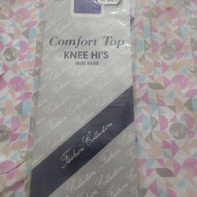 Women's Comfort Top Knee Highs Fashion Collection Generic Purple 8 1/2 to 11 NEW