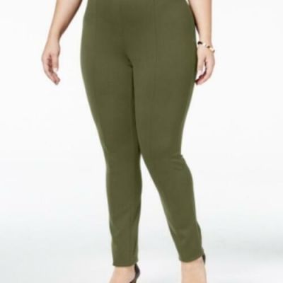 MSRP $57 Style & Co Plus Size Seamed Ponte-Knit Leggings Size 24W