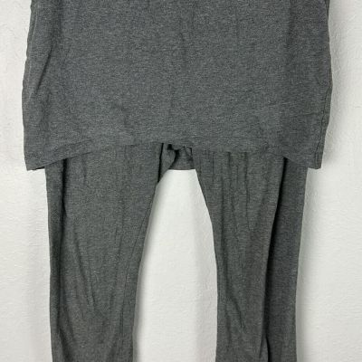 CAbi M’Leggings Style 5318 Skirted Cropped Ankle Leggings Gray SMALL Athleisure