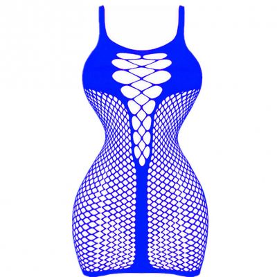 Body Stockings Lingerie Bodystocking Bodysuit Fishnet Open Back Mini Dress Lace