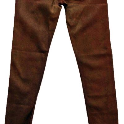 NWT LEVI'S Juniors Burgundy Metallic Legging Jeans(Size 24, 25) NEW