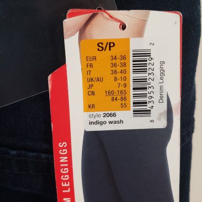 Spanx Denim Leggings Size S/P Style 2066 Indigo Wash NWT