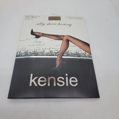 Kensie Silky Sheer Control Top Nude C/D Pantyhose New
