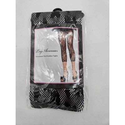 New Ladies Black  Leg Avenue Footless Tights ONE SIZE