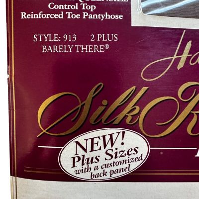 Hanes Silk Reflections Plus Size Control Top Pantyhose 913 Sheer Shaping Tights