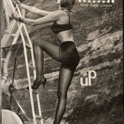 Helmut Newton Photo Wolford push-up Tights Pantyhose Cosmetic Small 18071