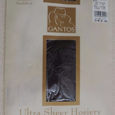 Gantos Ultra Sheer Hosiery Ultra Sheer Control Top Pantyhose Petite Off Black