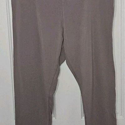 PINK Victorias Secret Pants Leggings Beige High Waist Gym 2XL XXL Stripe Logo