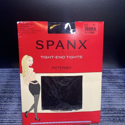 Spanx Black Tight End Tights Size A Patterned Bodyshaping |New